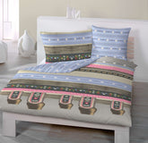 Satin bed linen Edelweiss